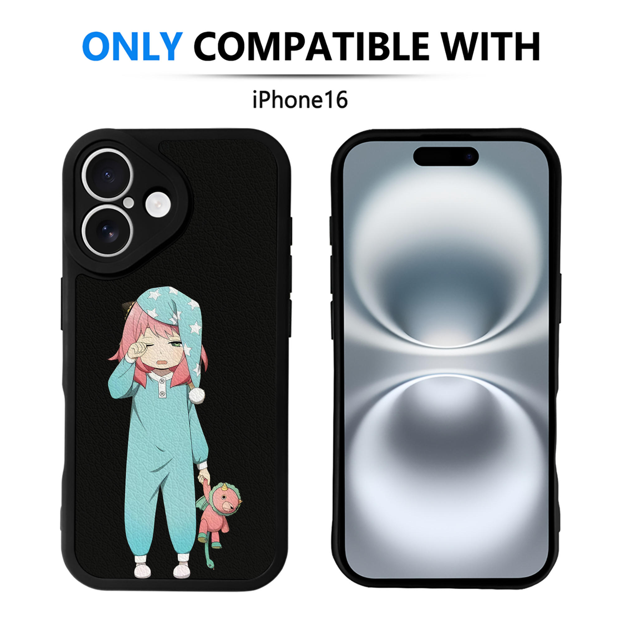 （画像用） SPY×FAMILY间谍家家酒 【iPhone 16シリーズ対応】シリコンスマホケース（レザー調） 材質：シリコン